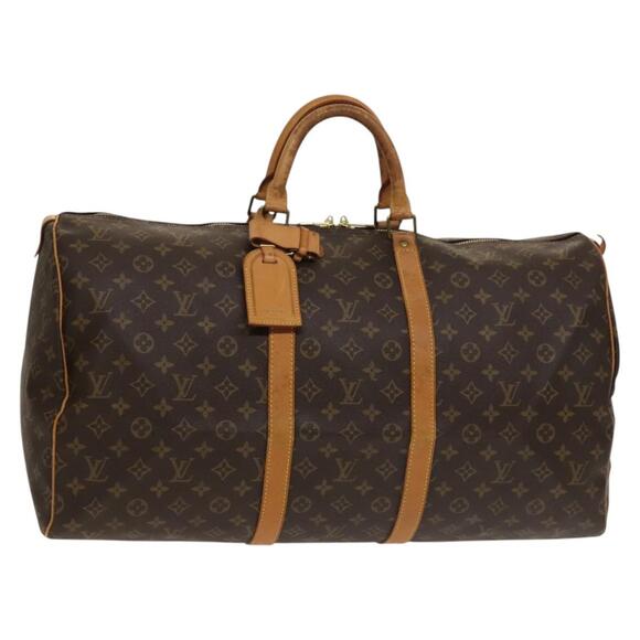 LOUIS VUITTON Monogram Keepall 55 Boston Bag M41424 - Picture 1 of 16